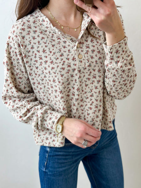 Rudi Floral Henley