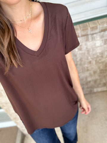 Banks Buttery Soft Tee [espresso]