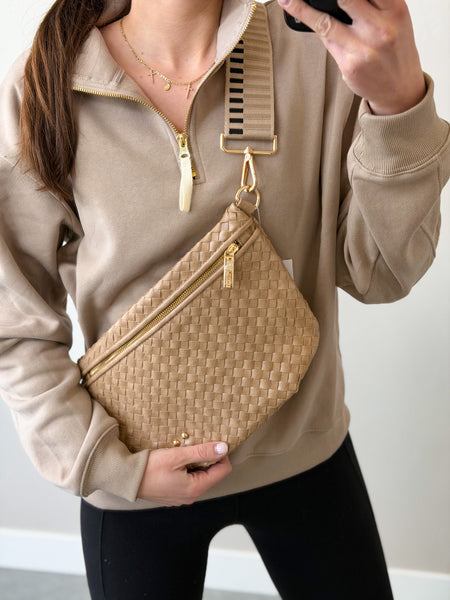Woven to Perfection Belt Bag [strap included!] [2 colors]