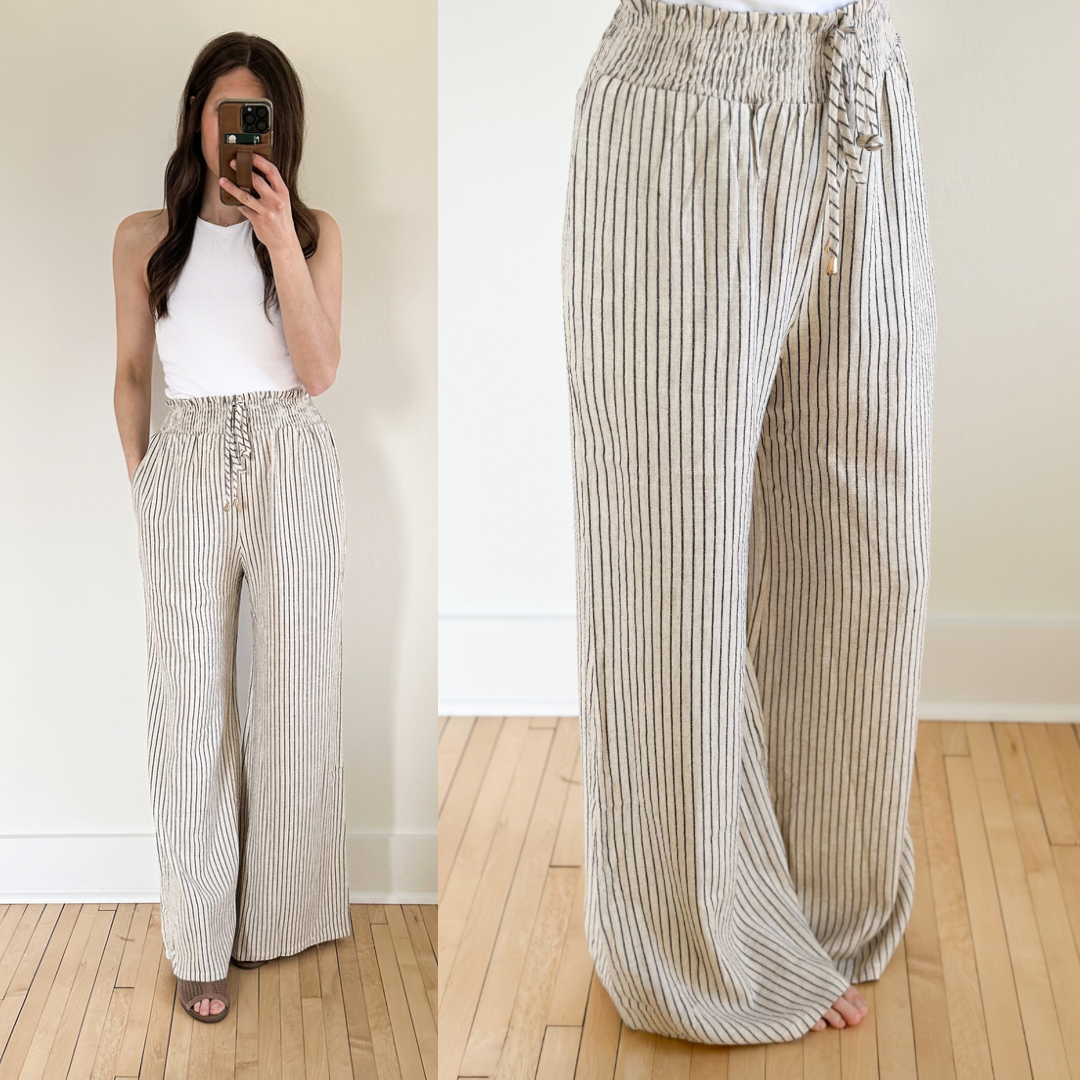 Cecil Pinstripe Pants