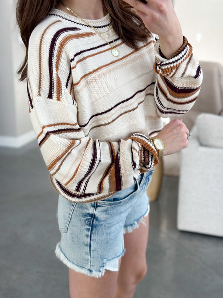 Mocha Blend Crewneck Sweater [pre-order 1-2 weeks]