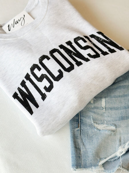 Wisconsin Crewneck [Light Ash]