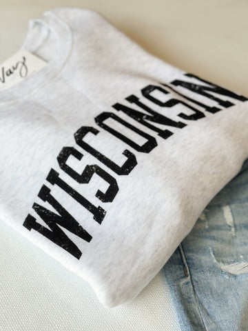 Wisconsin Crewneck [Light Ash]