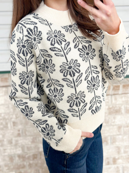 Krissi Flower Sweater