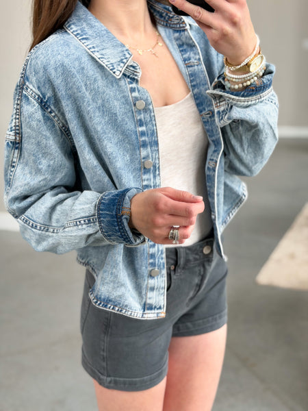 Clyde Light Weight Denim Top