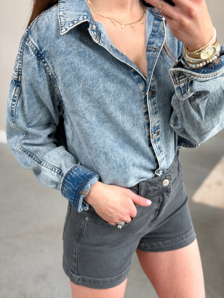 Clyde Light Weight Denim Top