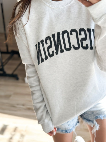 Wisconsin Crewneck [Light Ash]