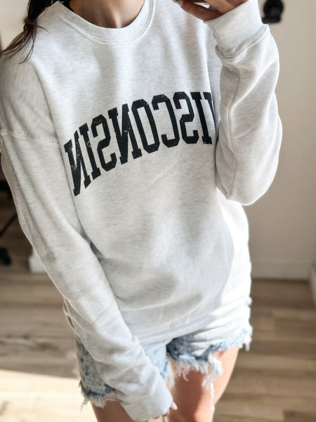 Wisconsin Crewneck [Light Ash]