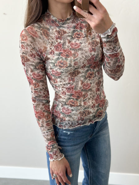 Its Fall My Dear Floral Mesh