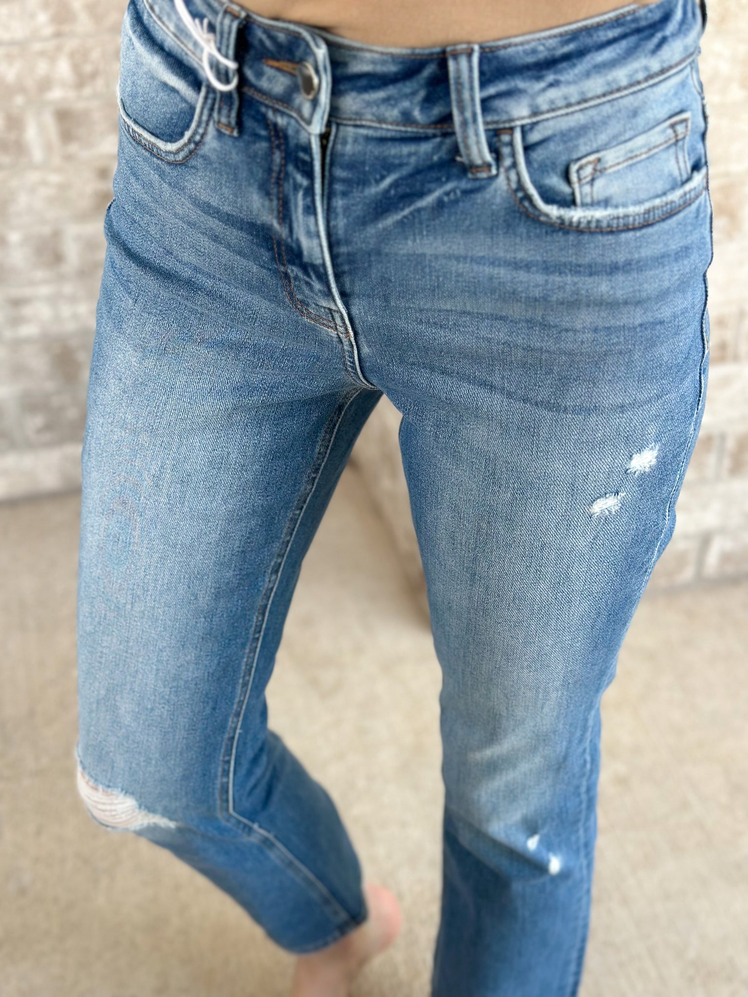 Cici High Rise SOFT Crop Jeans