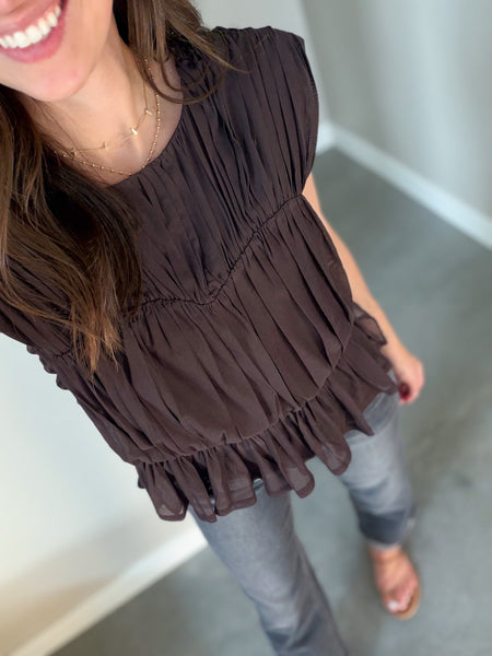 Into Peplum Top [pre-order 1-2 weeks]