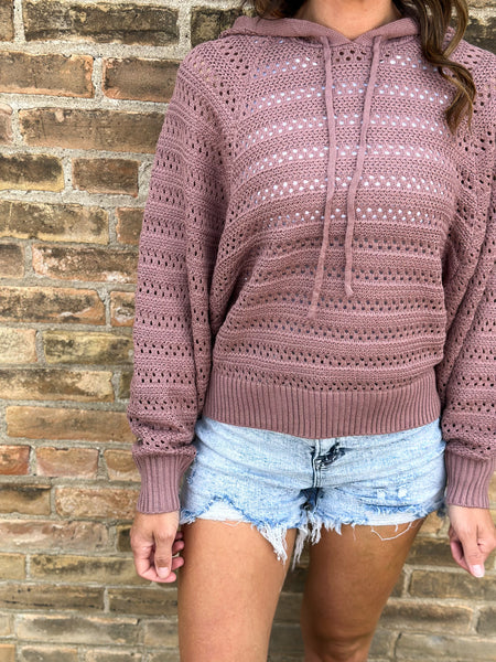 Larissa Crochet Hoodie