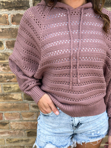 Larissa Crochet Hoodie