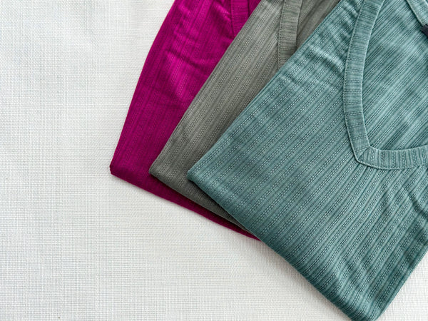 Tenli Texture Tees [3 colors]