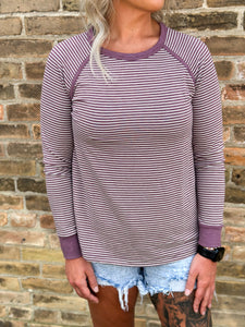 Daizy Soft Purple Stripes