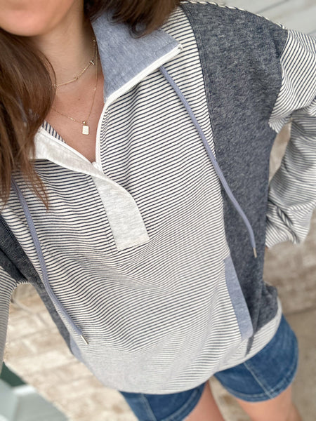 Geneva Soft 1/4 Zip [dusty blue]