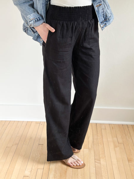 Gator High Rise Linen Pants