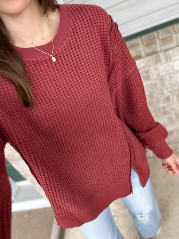 Waffle Day Pullover