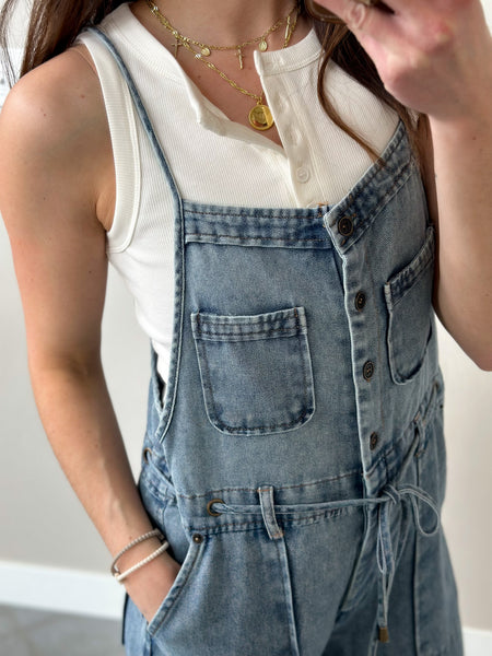 Julia Adjustable Strap Overalls