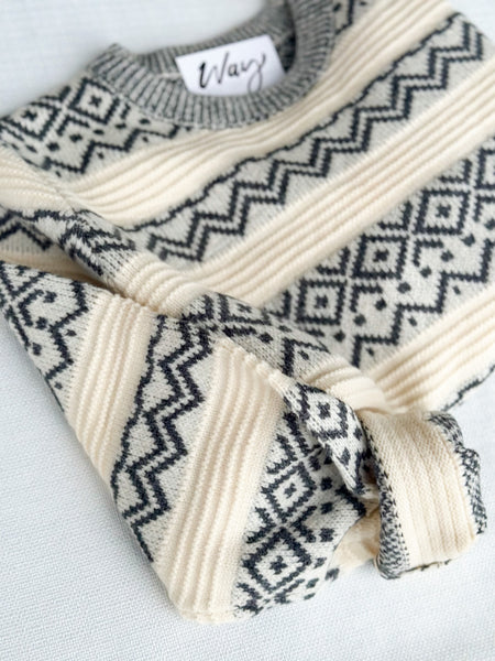 Winter Aztec Cozy Sweater