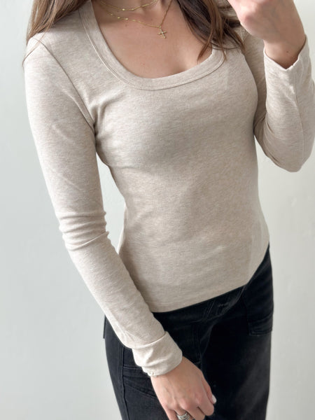 Be Basic U-neck Long Sleeve