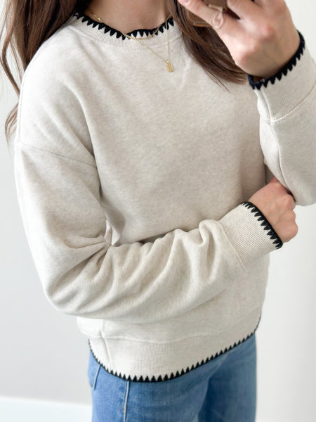 Eva Trim Crewneck
