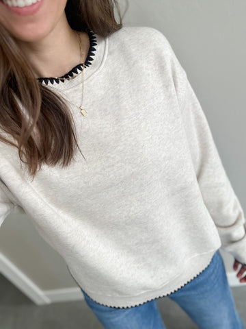 Eva Trim Crewneck