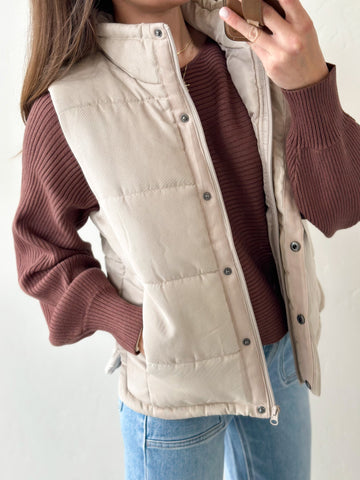 Neutral Must Have Vest