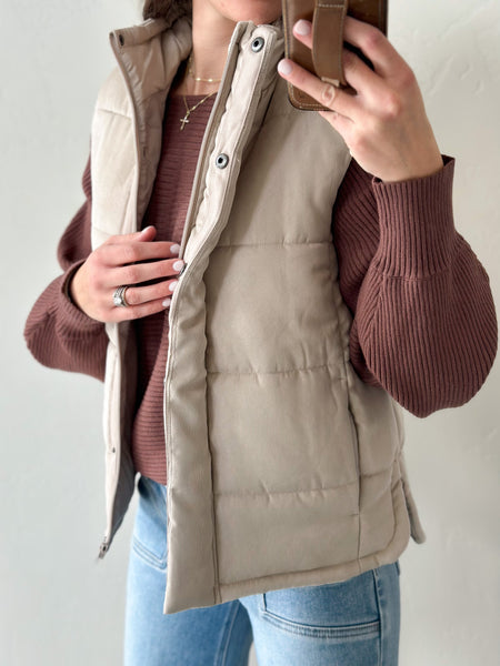 Neutral Must Have Vest