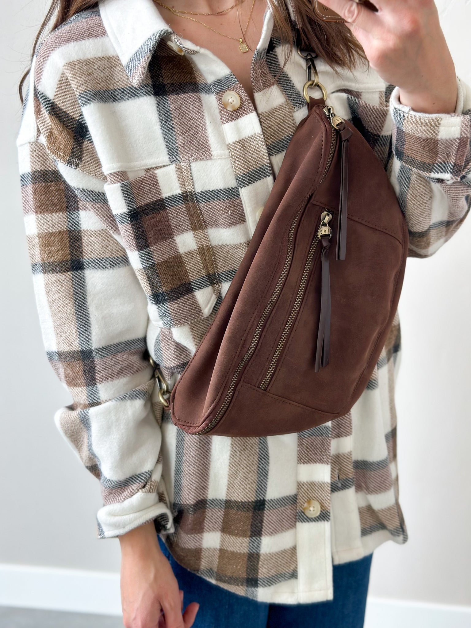 That Fall Sling Bag [suede]