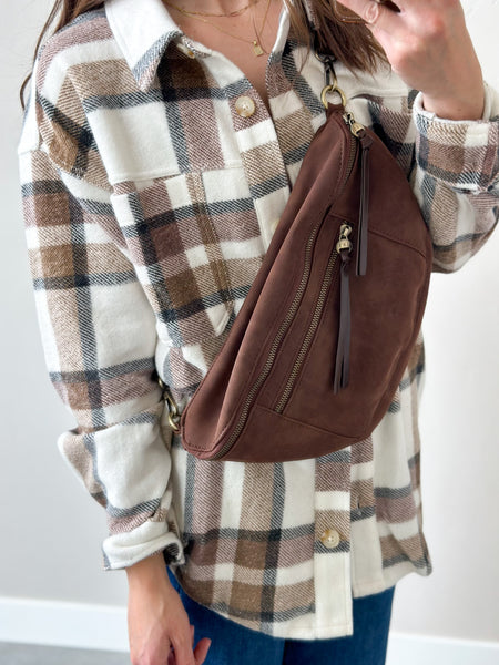 Gibs Plaid Shacket