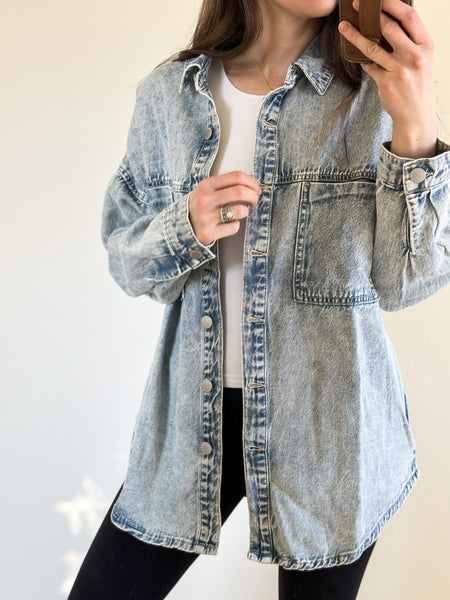 Belle Soft Acid Wash Chambray [PRE-ORDER 1-2 weeks]