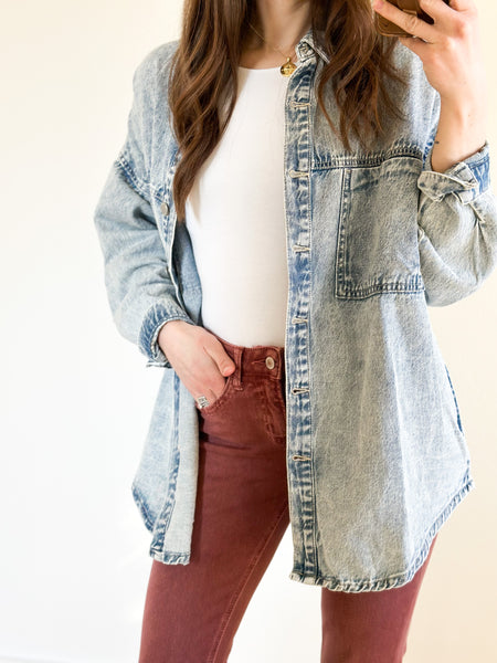 Belle Soft Acid Wash Chambray [PRE-ORDER 1-2 weeks]