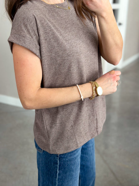 Heather Mocha Tshirt