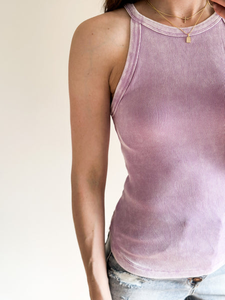 Summer Comfort Tank [Lavender & Black]