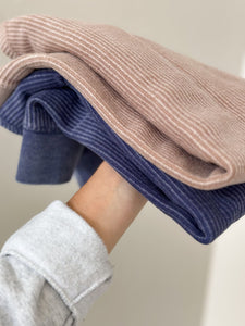 Day to Day Ribbed Legging Friendly Crew [mocha & navy]