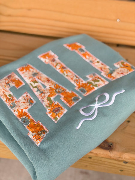 FALL [floral letters] Crew
