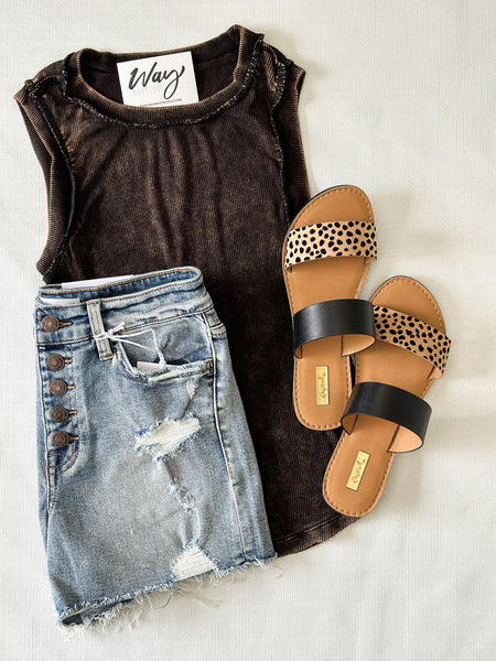 Leopard Sandals