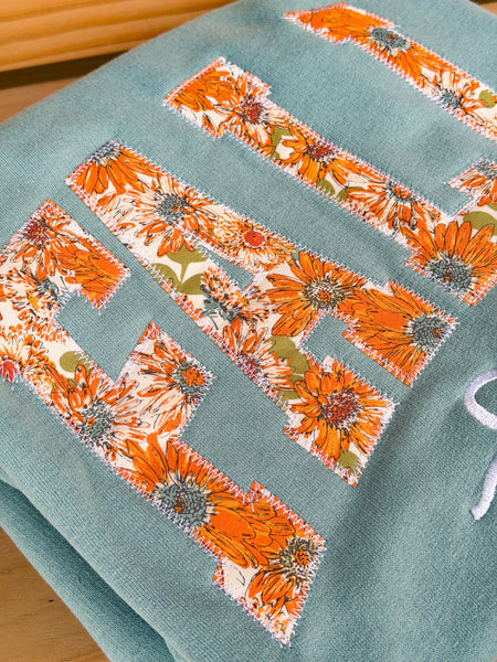 FALL [floral letters] Crew