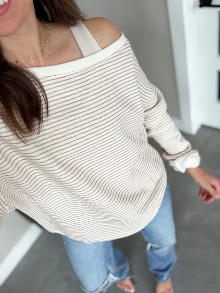 Slouchy Cozy Stripes