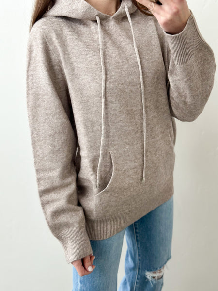 Blanks Mocha Knit Hoodie