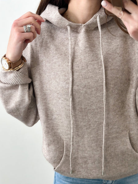 Blanks Mocha Knit Hoodie