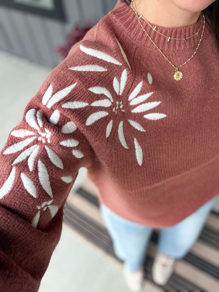 Miss Fall Floral Knit [pre-order 1-3 weeks]