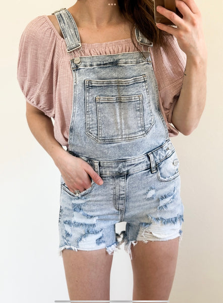 Meadow Overalls [light acid wash]