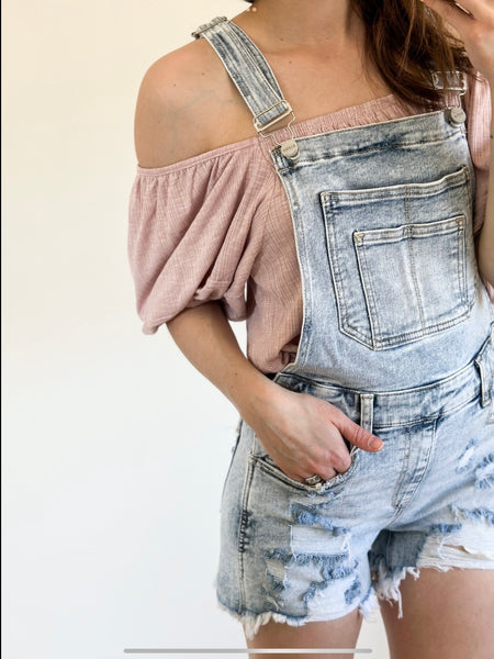 Meadow Overalls [light acid wash]