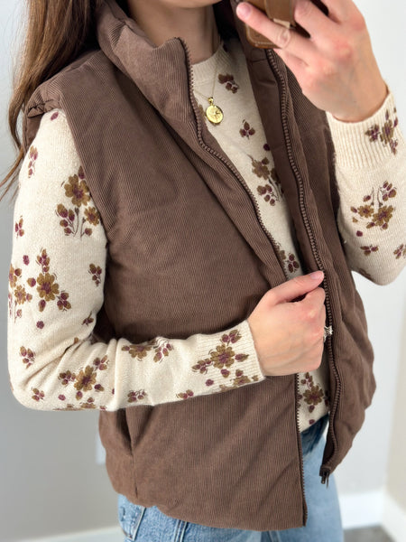 Chance REVERSIBLE Mocha Vest