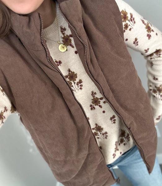 Chance REVERSIBLE Mocha Vest