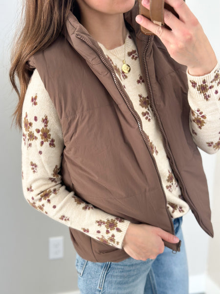 Chance REVERSIBLE Mocha Vest