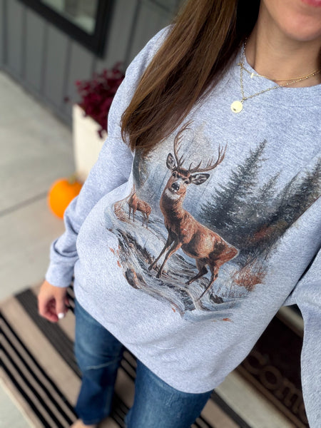 Deer View Crewneck [pre-order really in 1-3 weeks]