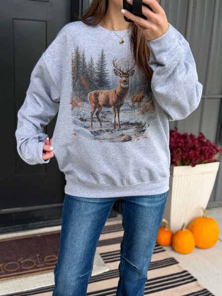 Deer View Crewneck [pre-order really in 1-3 weeks]